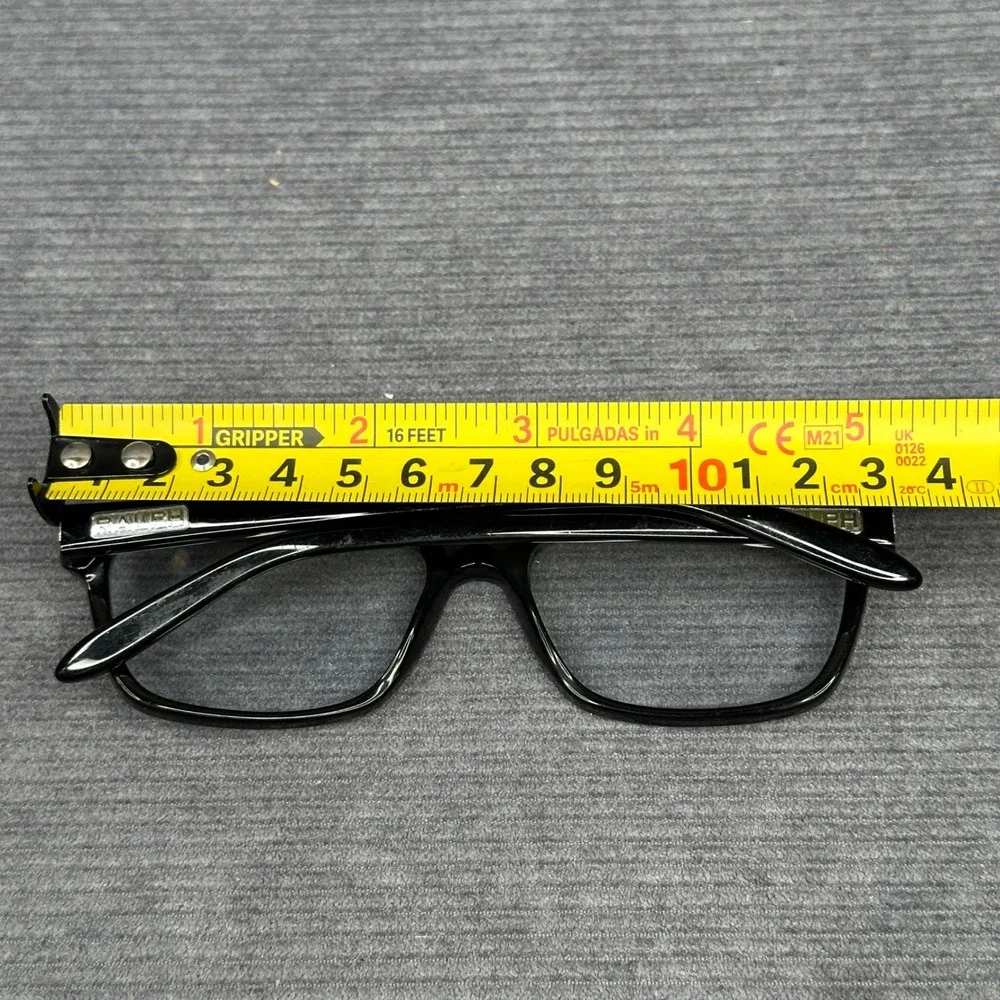 Ralph Ralph Lauren RA7039 501 Black Rectangular Y2K Eyeglasses Frames 53-16-135